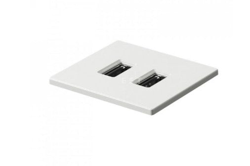 ASA 06029Z00044 Nabíjecí HUB vestavný VERSAPICK, 1xUSB 5V (typ A+C), 42x42mm, čtvercový, kov, bílá RAL9003 ASA 06029Z00044 Nabíjecí HUB vestavný VERSAPICK, 1xUSB 5V (typ A+C), 42x42mm, čtvercový, kov, bílá RAL9003